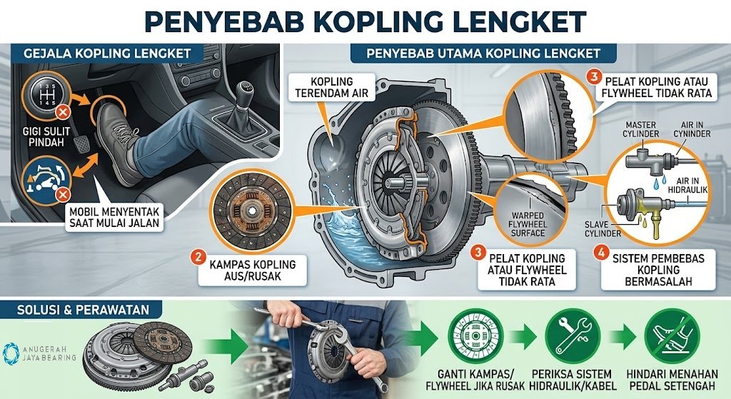 Penyebab Kopling Lengket